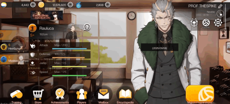 Player Option in the spike mod apk