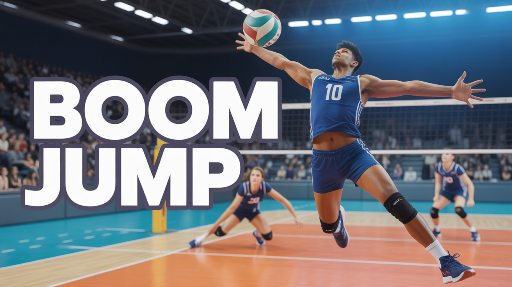 Boom Jump in the Spike Volleyball Story